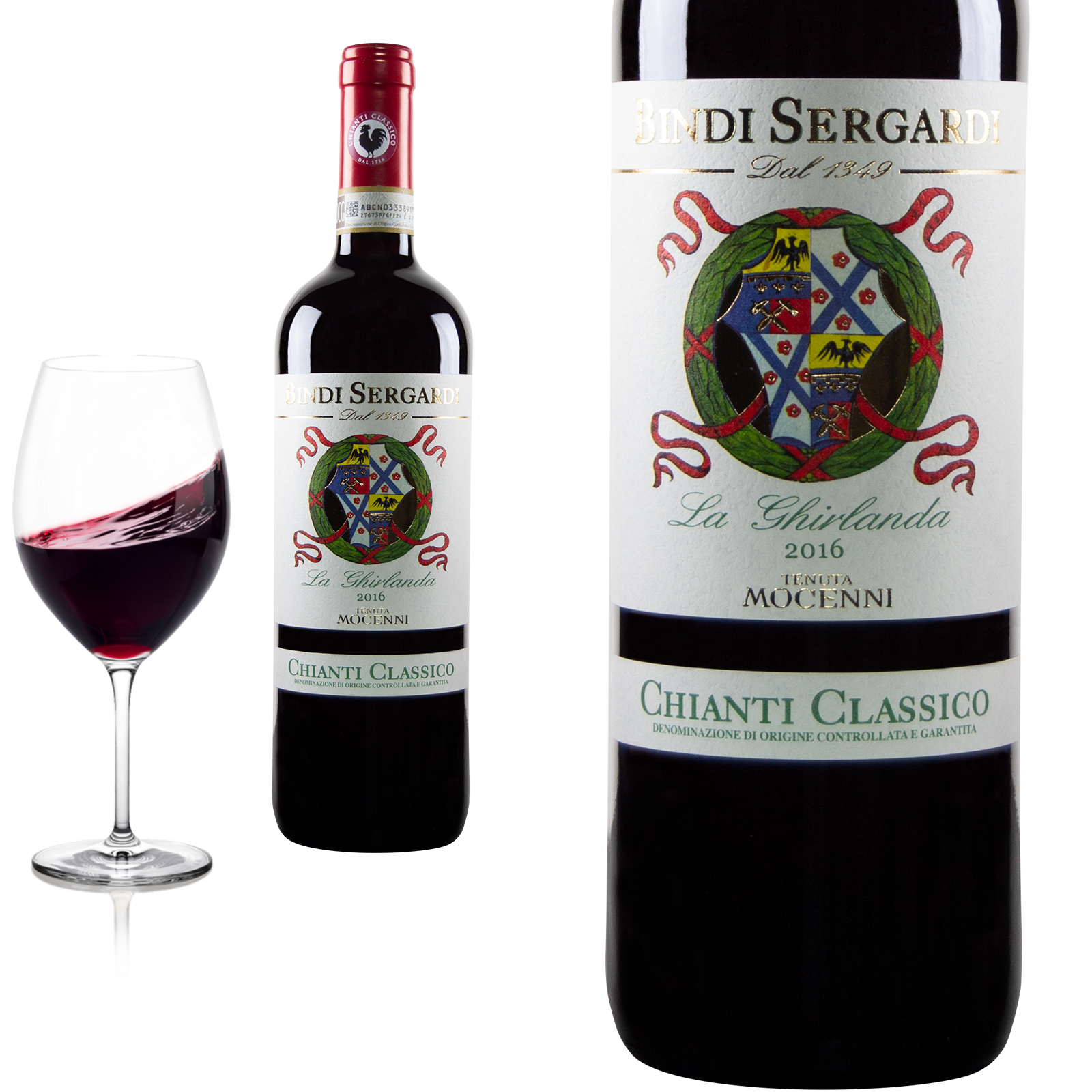 2016 Chianti Classico La Ghirlanda von Bindi Sergardi  - Rotwein 2016 Chianti Classico La Ghirlanda von Bindi Sergardi  - Rotwein