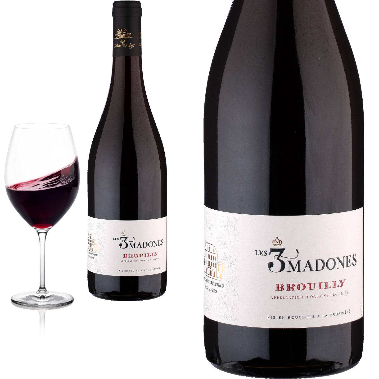 2022 Brouilly Les 3 Madones von Cave du Château des Loges - Rotwein 2022 Brouilly Les 3 Madones von Cave du Château des Loges - Rotwein