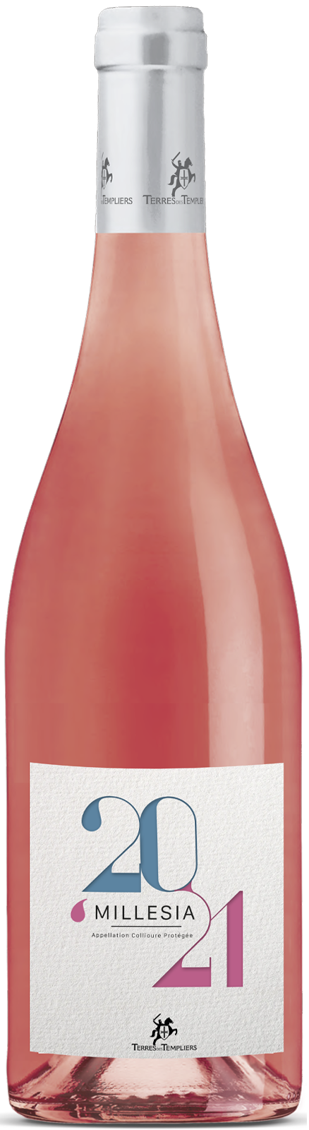 2021 Collioure Rosé Millesia von Terres des Templiers - Roséwein 2021 Collioure Rosé Millesia von Terres des Templiers - Roséwein