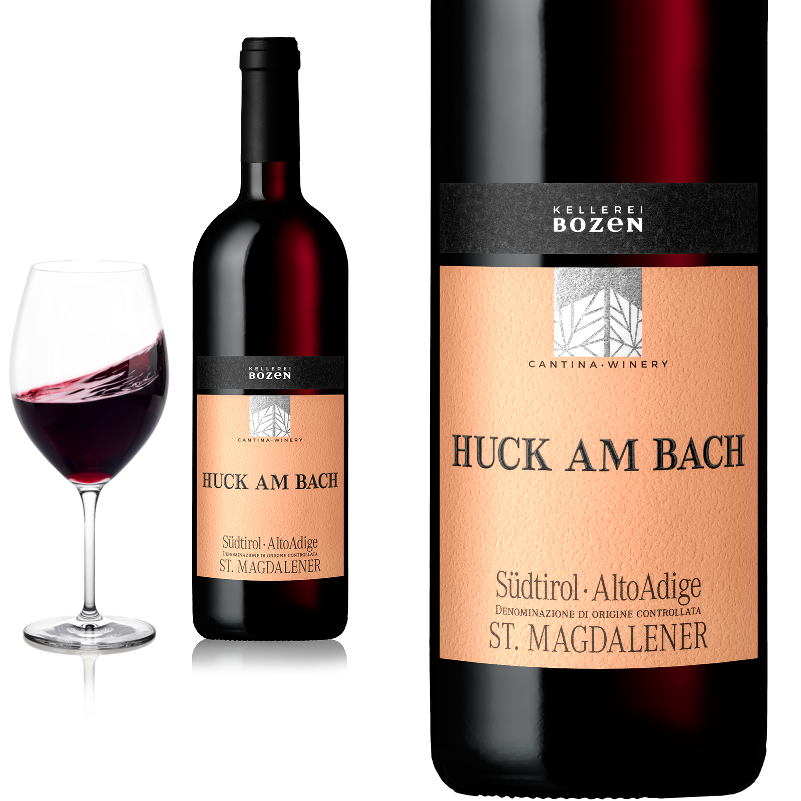 2023 HUCK AM BACH Sankt Magdalener Classico von Kellerei Bozen/Gries - Rotwein 2024 HUCK AM BACH Sankt Magdalener Classico von Kellerei Bozen/Gries - Rotwein