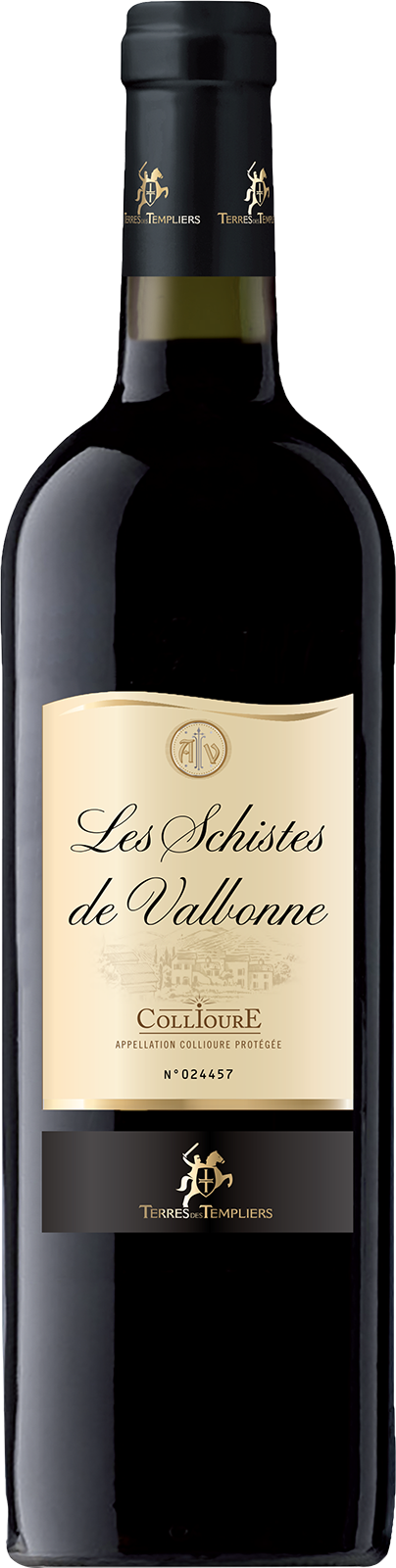 2021 Collioure Les Schistes de VALBONNE Terres des Templiers - Rotwein 2022 Collioure Les Schistes de VALBONNE Terres des Templiers - Rotwein