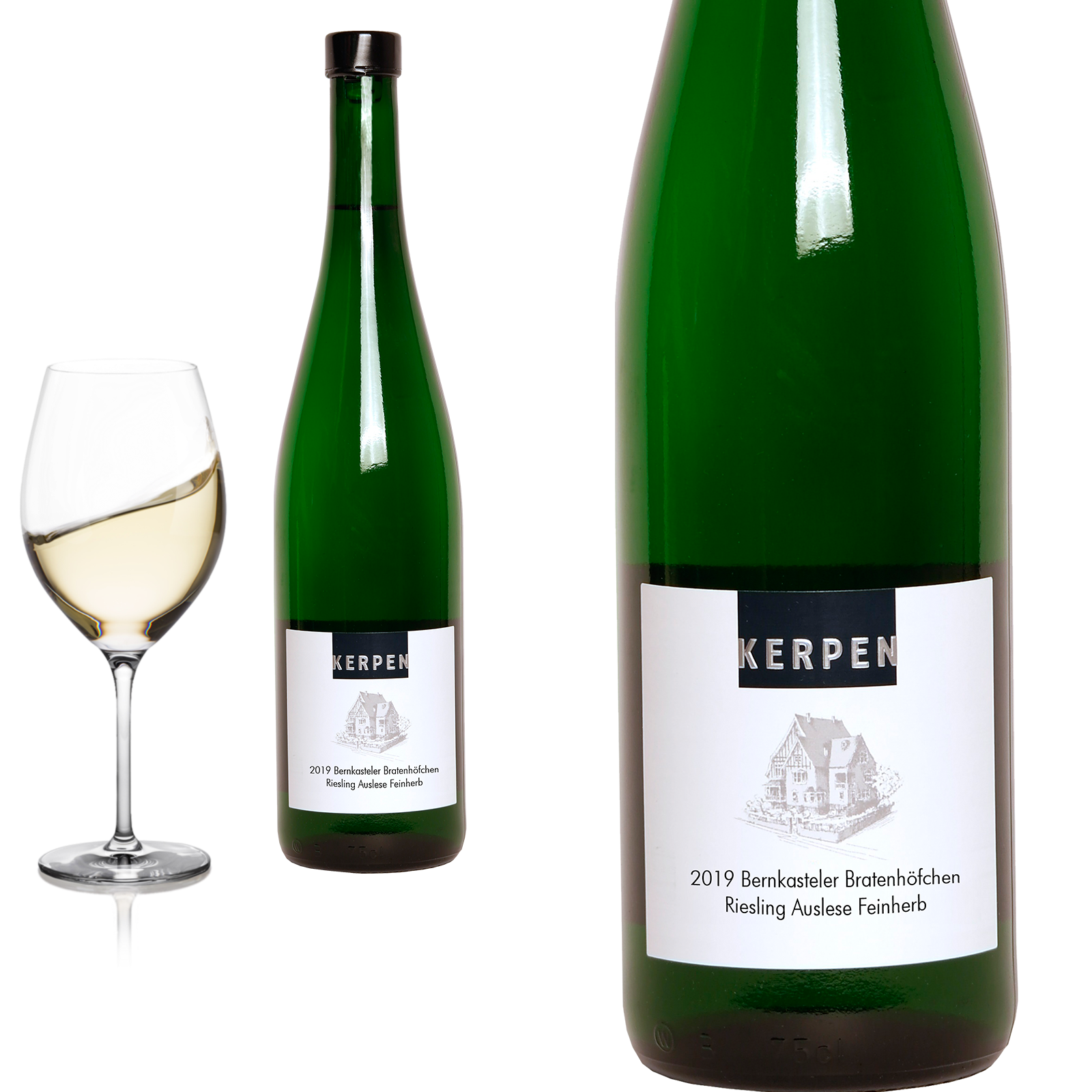 2019 Riesling Auslese feinherb Bernkasteler Brathöfchen von Weingut Kerpen - Weißwein 2019 Riesling Auslese feinherb Bernkasteler Brathöfchen von Weingut Kerpen - Weißwein
