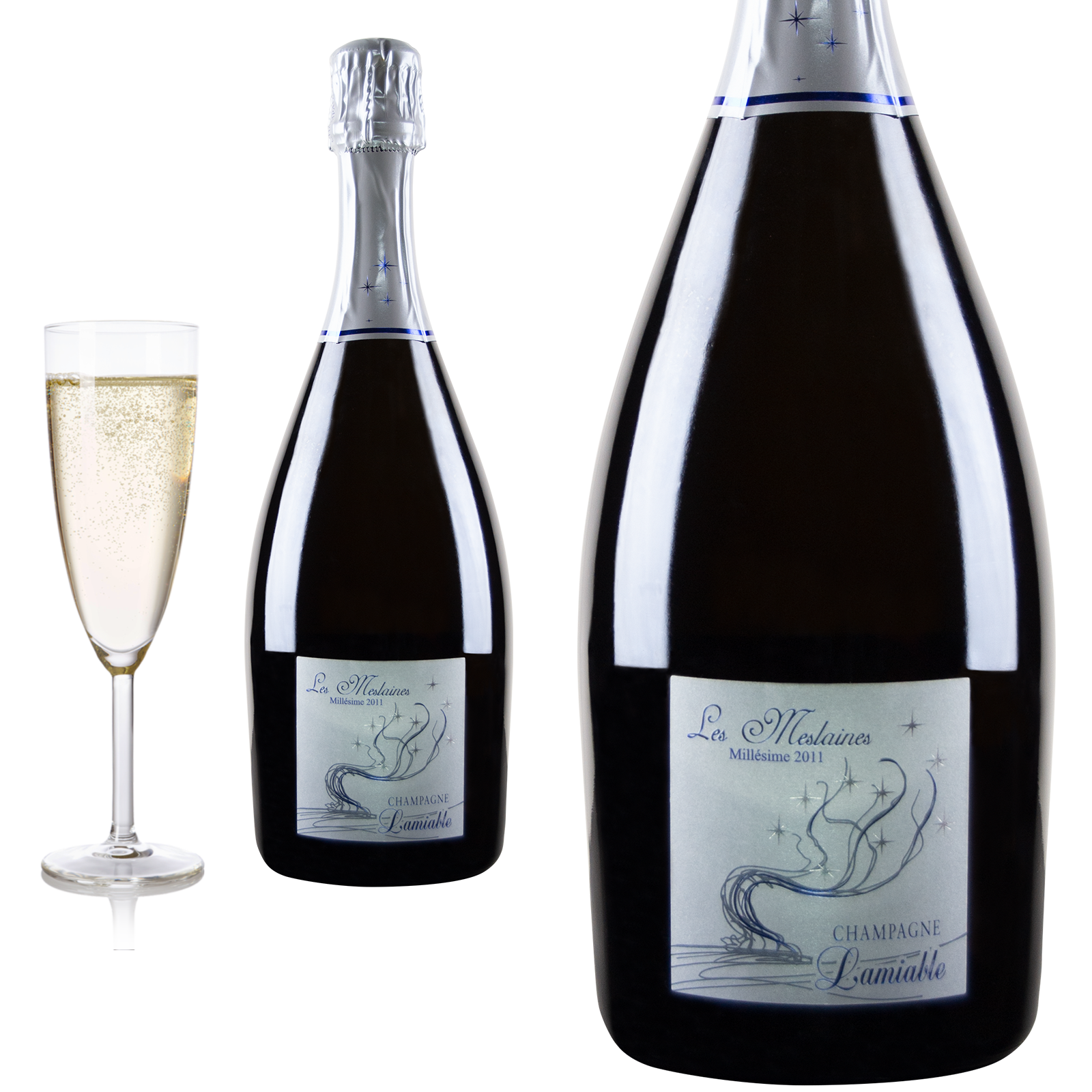 2011 Champagne Grand Cru Blanc de Noirs  Cuvee Meslaine Lamiable Brut 2011 Champagne Grand Cru Blanc de Noirs  Cuvee Meslaine Lamiable Brut