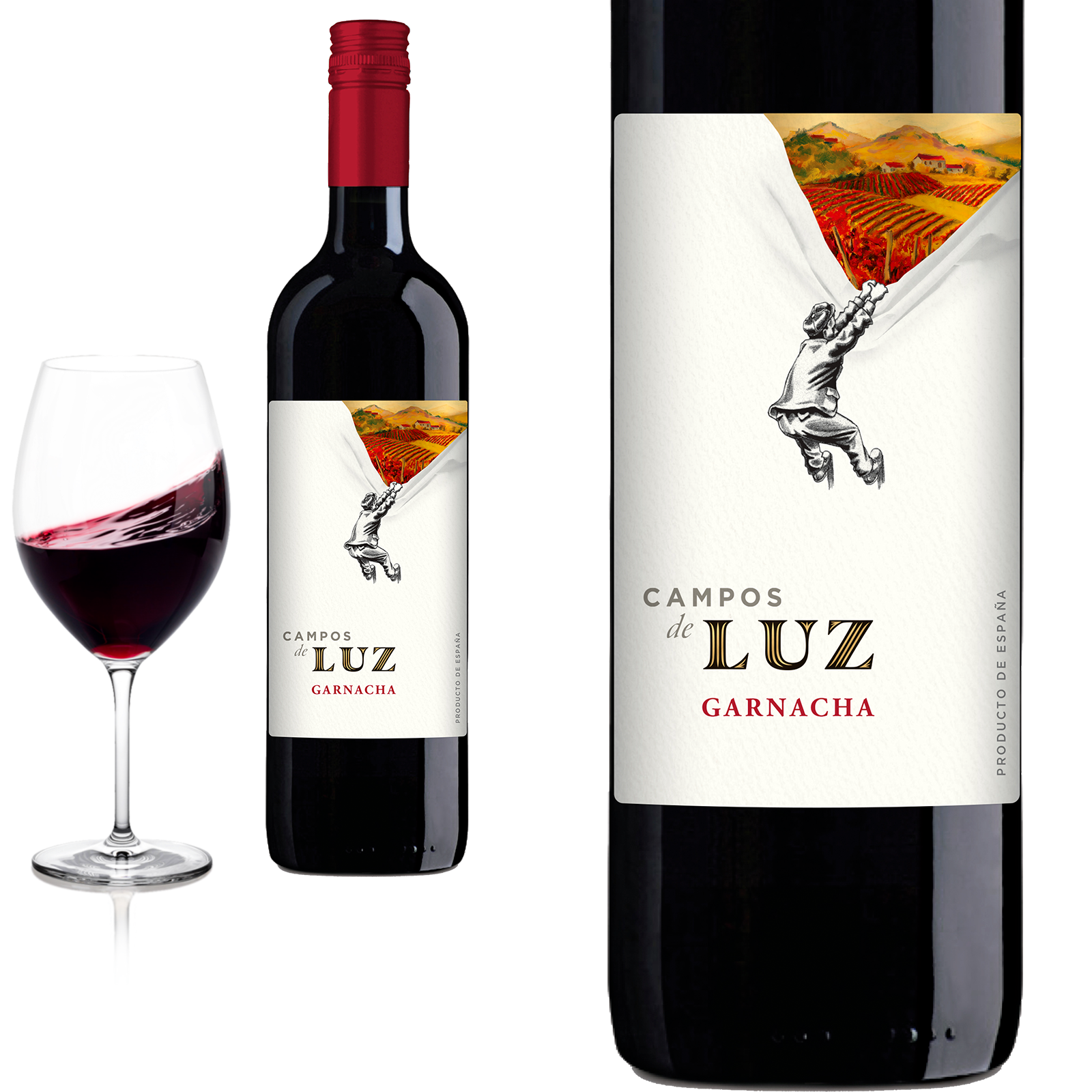 2020 Garnacha Vieja Carinena von Campos de Luz - Rotwein 2020 Garnacha Vieja Carinena von Campos de Luz - Rotwein