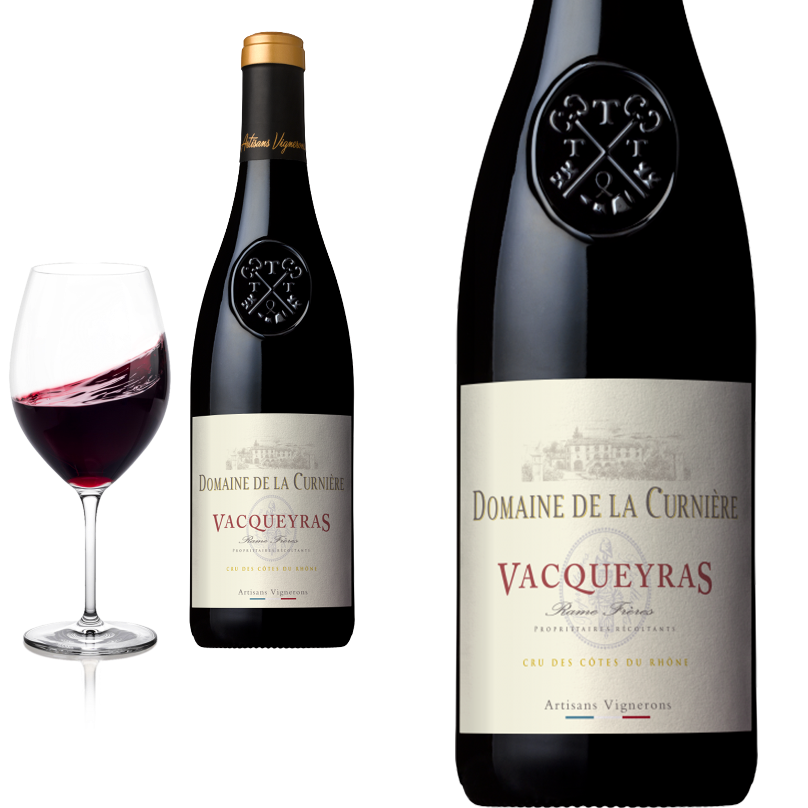 2022 Vacqueyras von Domaine de la Curnière - Rotwein 2023 Vacqueyras von Domaine de la Curnière - Rotwein