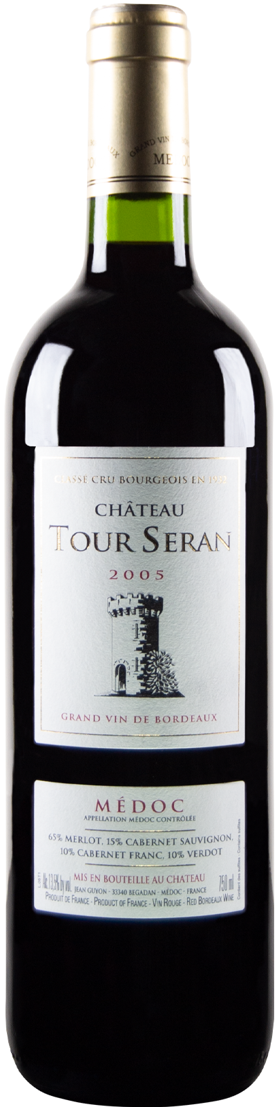 2005 Médoc Cru Bourgeois von Château Tour Seran - Rotwein 2005 Médoc Cru Bourgeois von Château Tour Seran - Rotwein