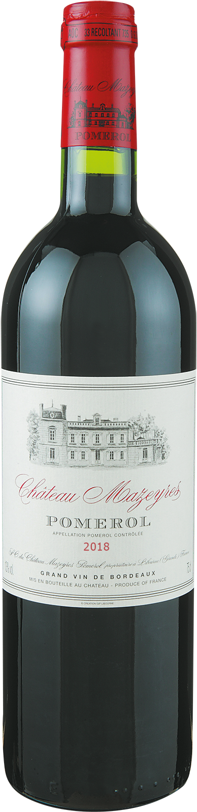 2018 Pomerol Château Mazeyres Bio Rotwein 2018 Pomerol Château Mazeyres Bio Rotwein