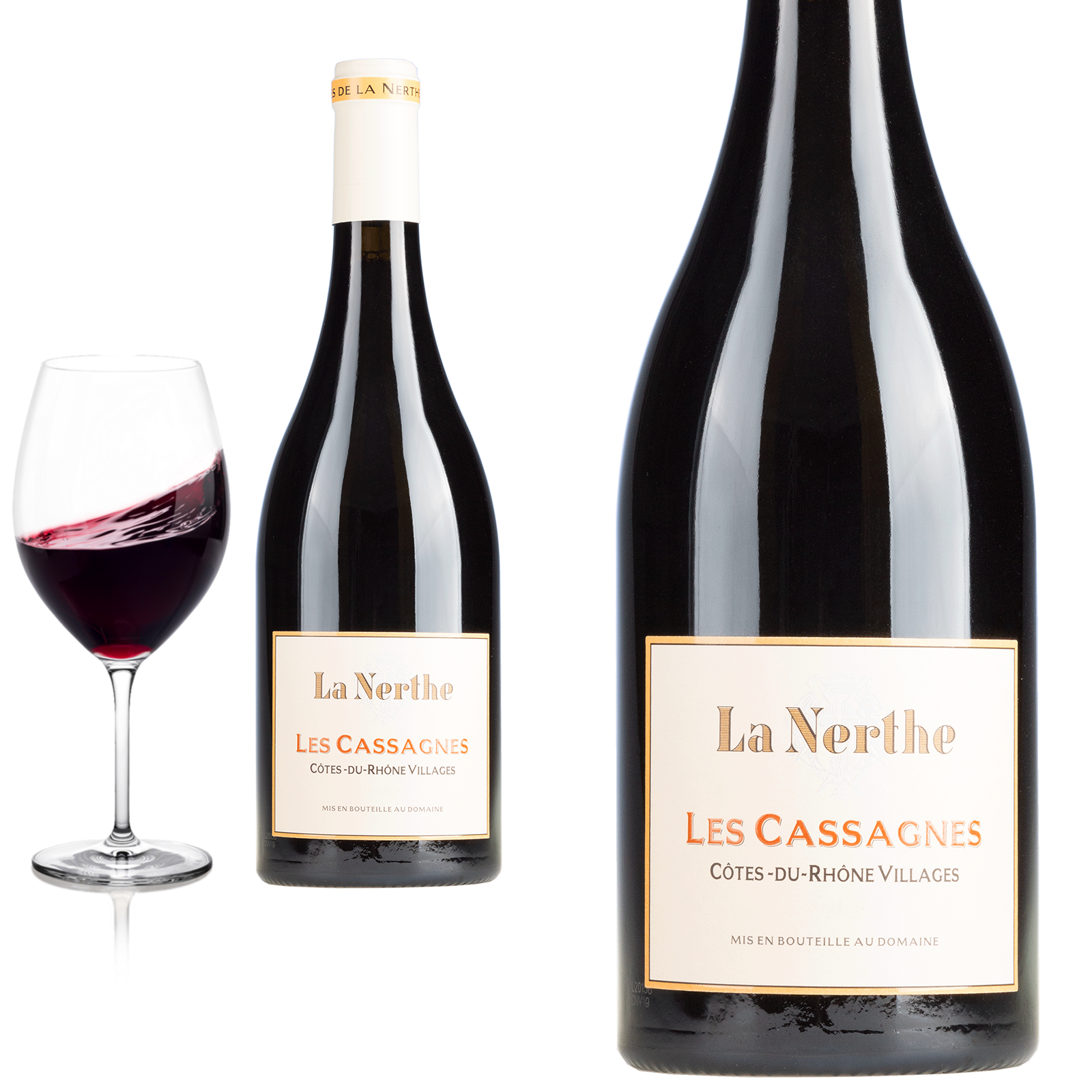 2021 Côtes du Rhône Villages les Cassagnes von la Nerthe - Rotwein 2021 Côtes du Rhône Villages les Cassagnes von la Nerthe - Rotwein