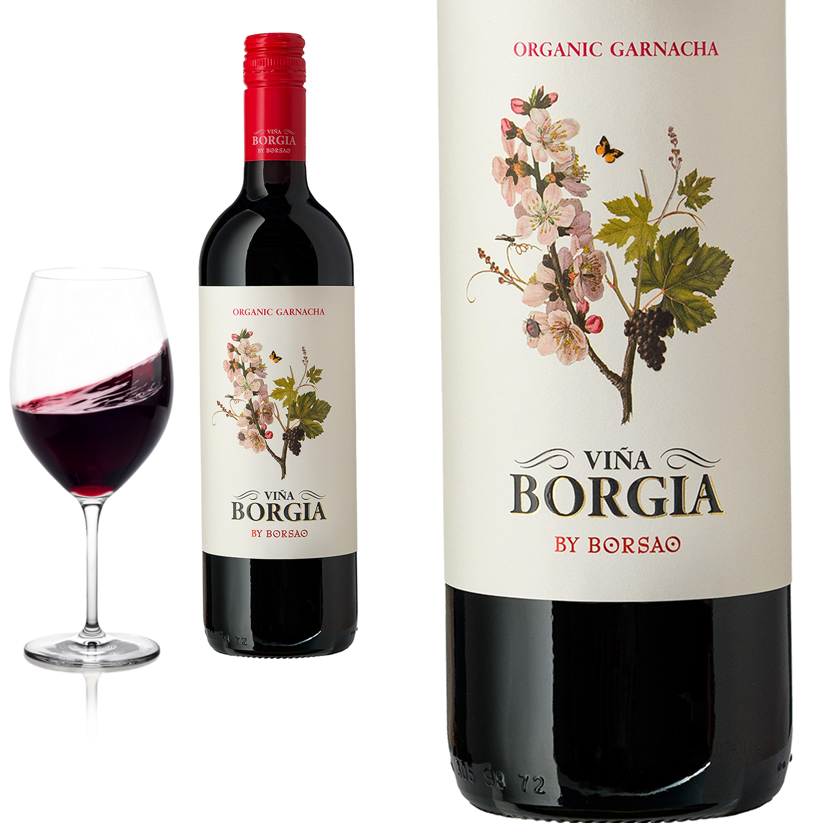 2020 BIO Campo de Borja Vina Borgia - Organico Bodegas Borsao - Rotwein 2020 BIO Campo de Borja Vina Borgia - Organico Bodegas Borsao - Rotwein
