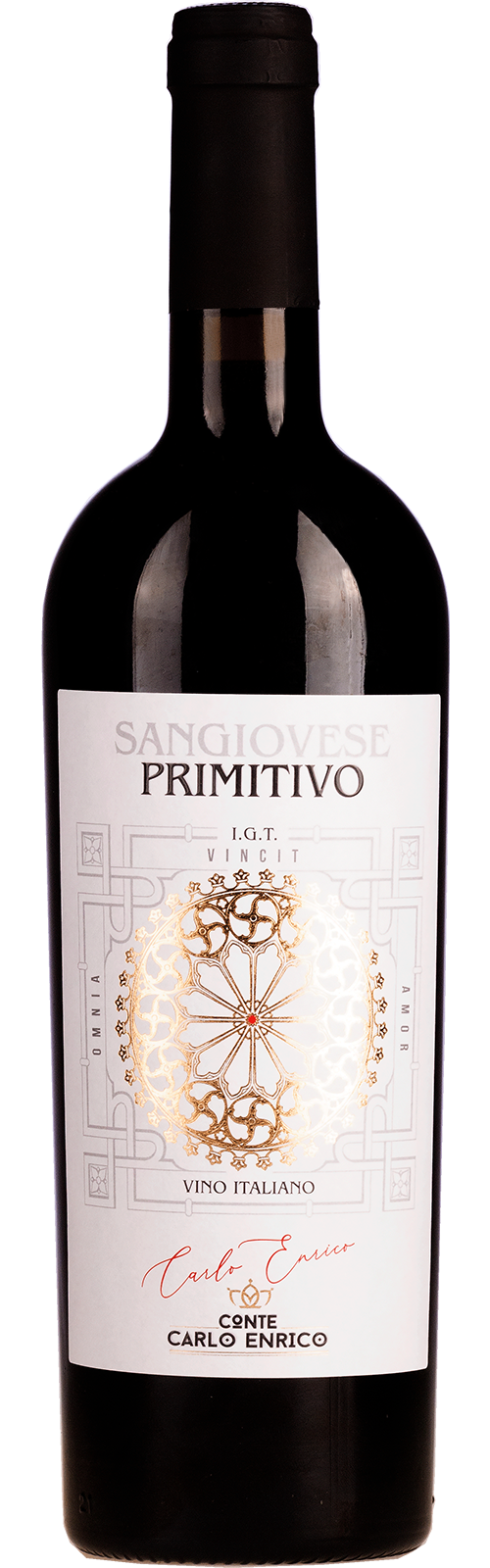2021 Primitivo Conte Carlo Enrico Sangiovese Primitvo IGT - Rotwein 2021 Primitivo Conte Carlo Enrico Sangiovese Primitvo IGT - Rotwein