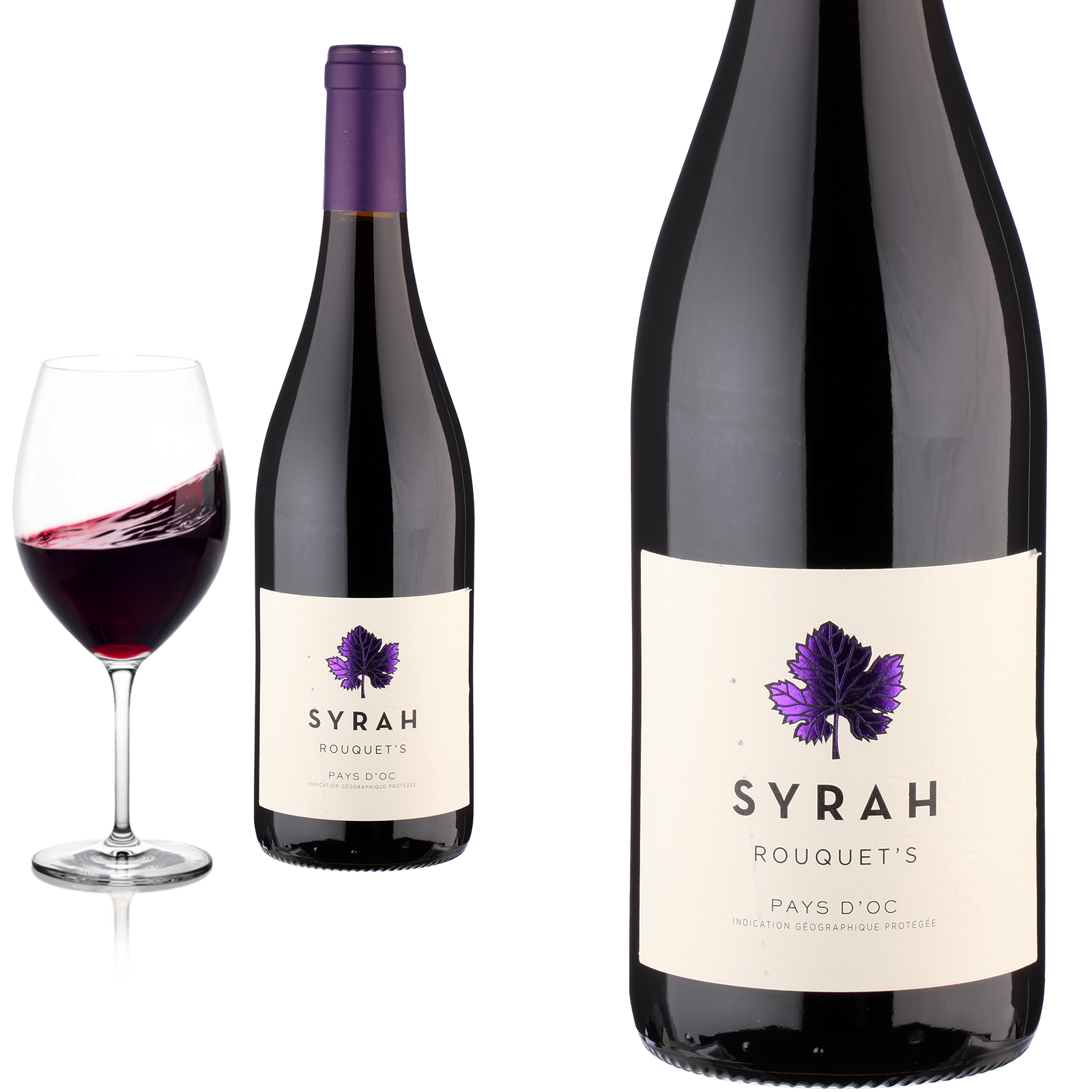 2022 Syrah Rouquets trocken von Cellier du Pic - Rotwein 2022 Syrah Rouquets trocken von Cellier du Pic - Rotwein