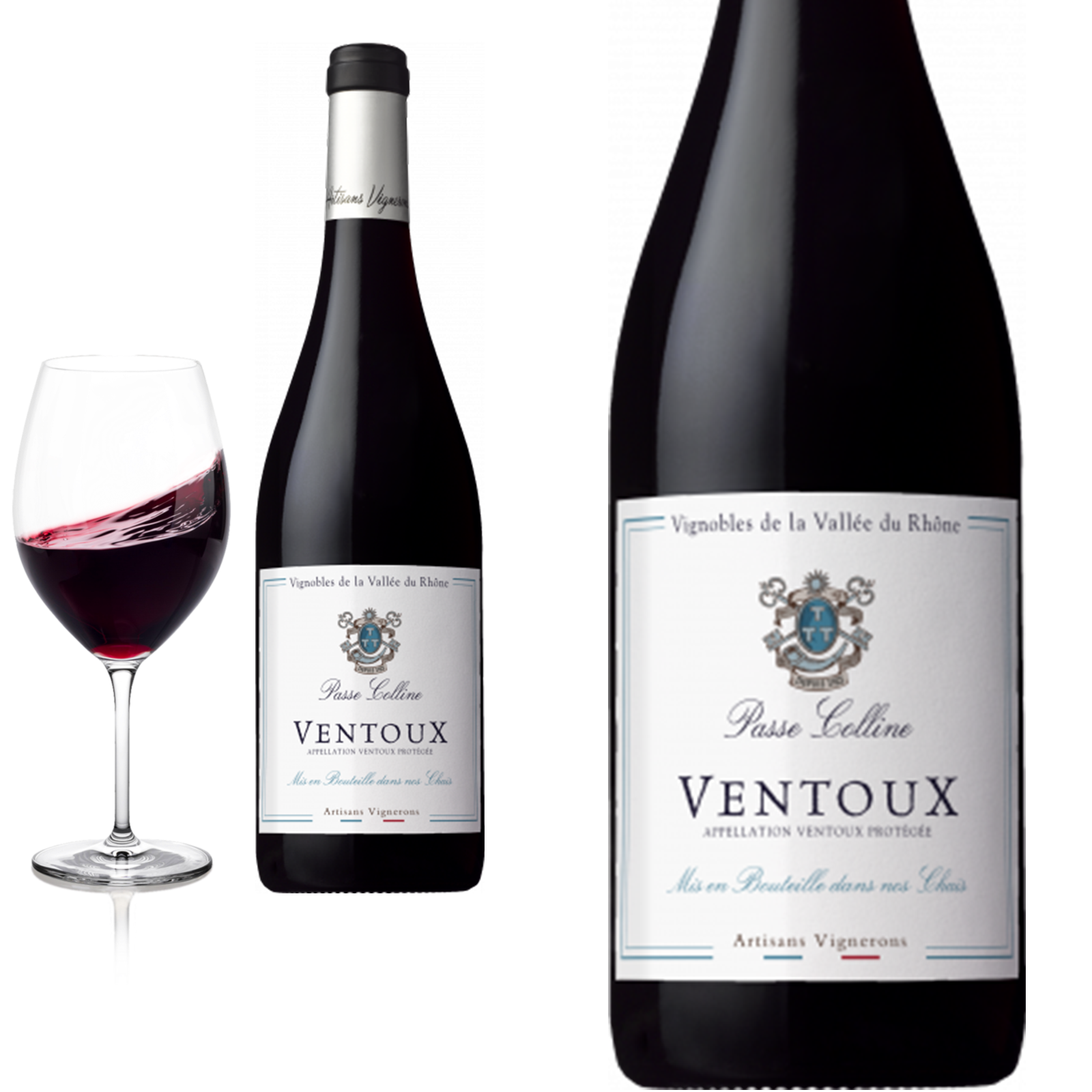 2024 Ventoux rouge Passe Colline von Rhonea - Rotwein