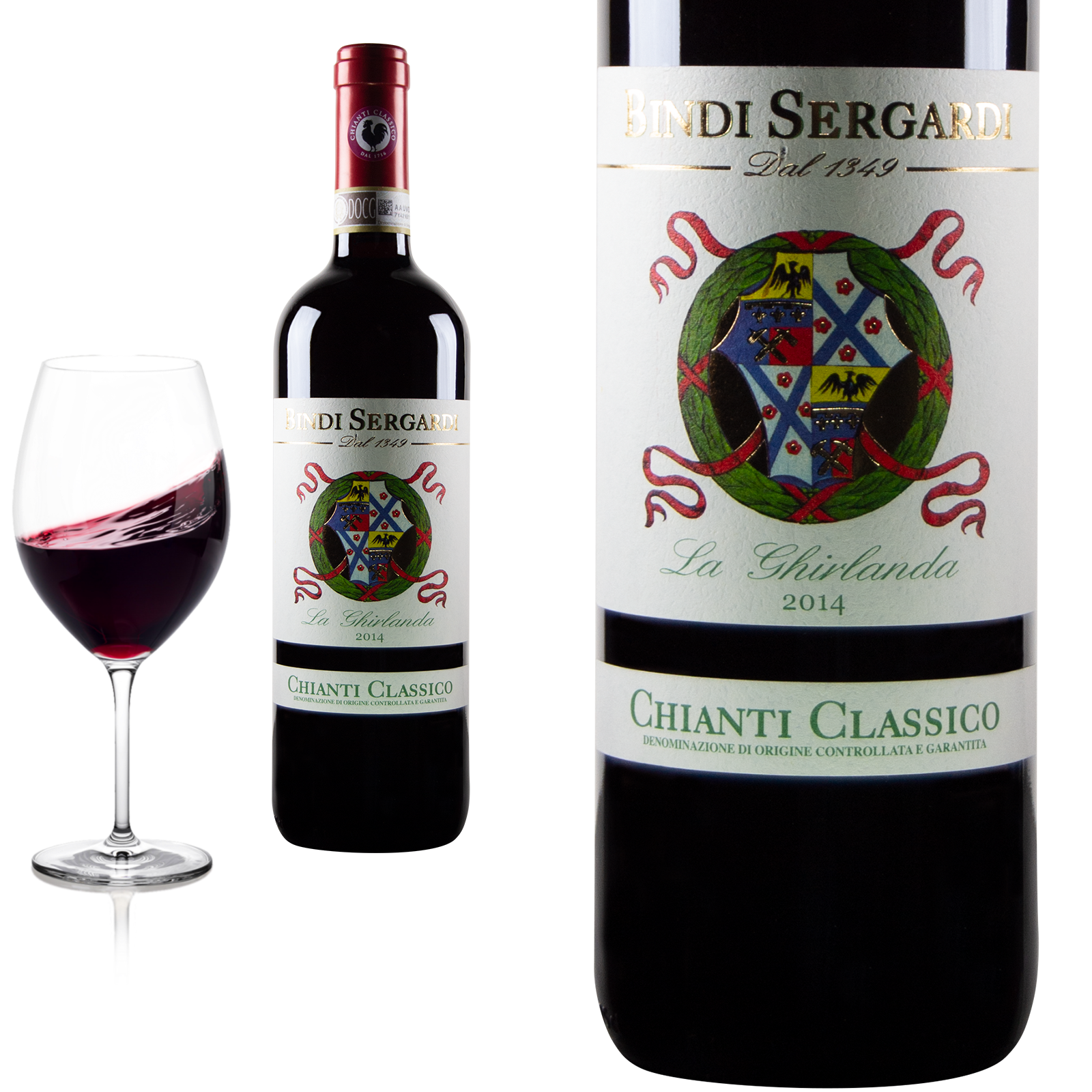 2014 Chianti Classico La Ghirlanda von Bindi Sergardi  - Rotwein 2014 Chianti Classico La Ghirlanda von Bindi Sergardi  - Rotwein