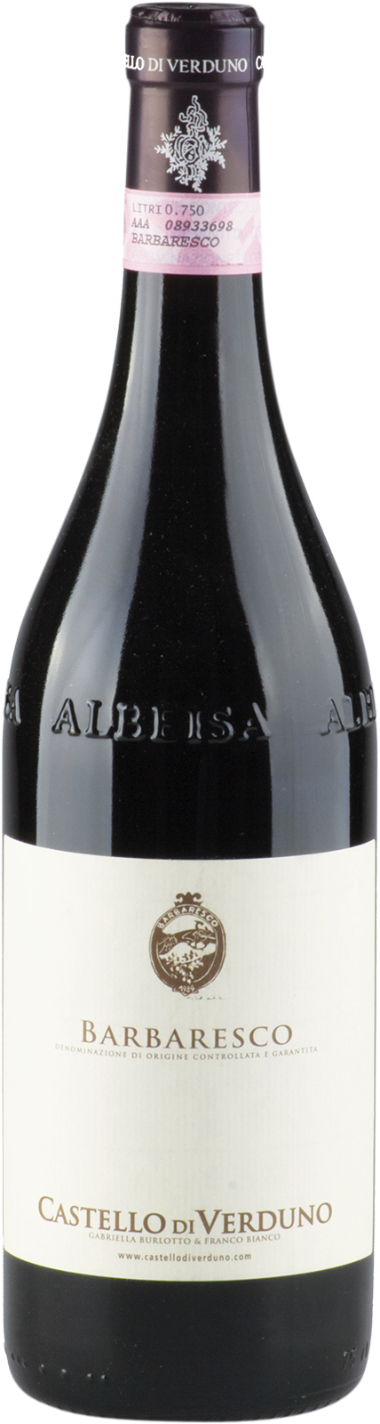 2017 Barbaresco von Castello di Verduno - Rotwein 2017 Barbaresco von Castello di Verduno - Rotwein