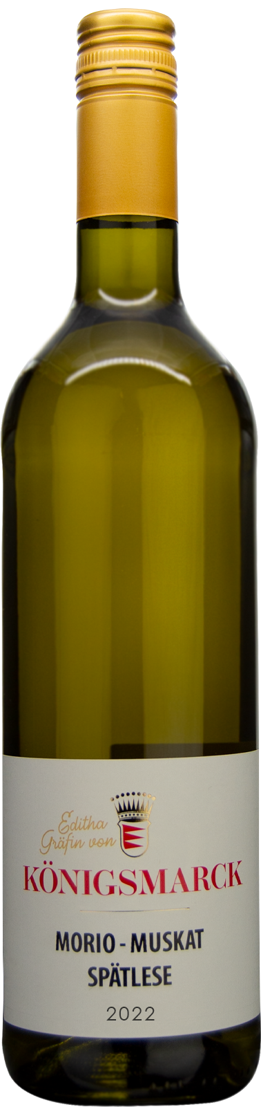 2022 Morio Muskat Spätlese lieblich von Editha Gräfin von Königsmarck - Weißwein 2022 Morio Muskat Spätlese lieblich von Editha Gräfin von Königsmarck - Weißwein