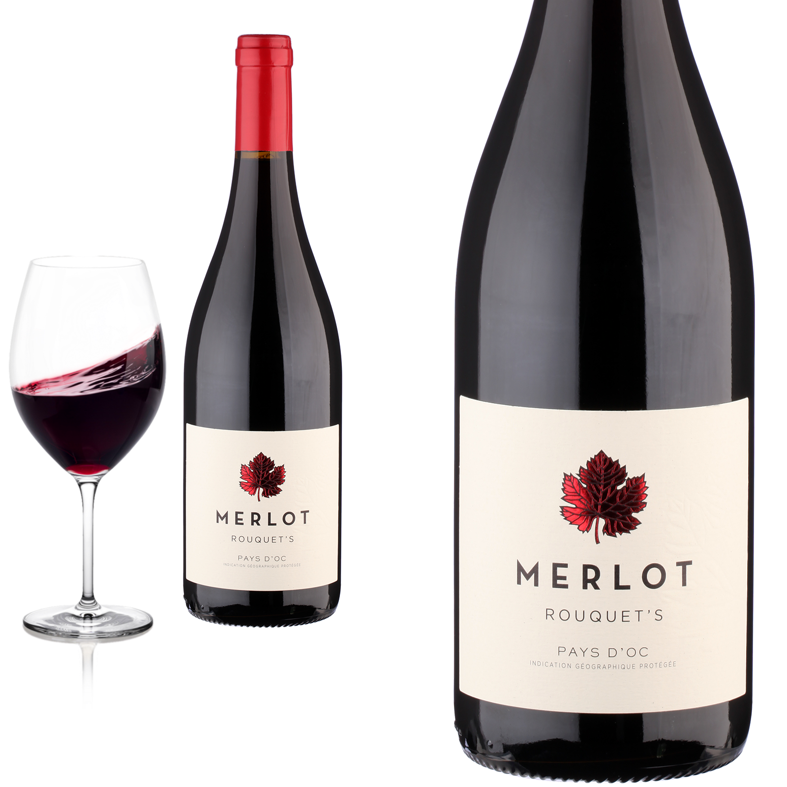 2022 Merlot Rouquets trocken von Cellier du Pic - Rotwein 2022 Merlot Rouquets trocken von Cellier du Pic - Rotwein