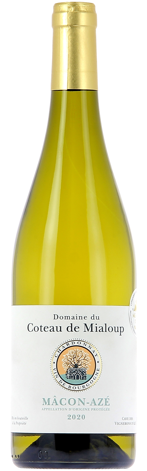 2020 Macon Azé Chardonnay Domaine du Coteau de Mialoup - Weißwein 2022 Macon Azé Chardonnay Domaine du Coteau de Mialoup - Weißwein