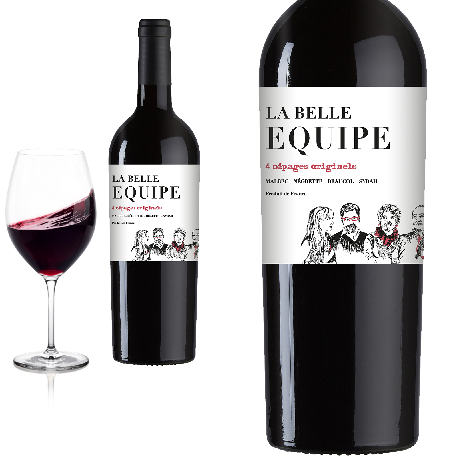 2018 La Belle Équipe von Vinovalie - Rotwein 2018 La Belle Équipe von Vinovalie - Rotwein