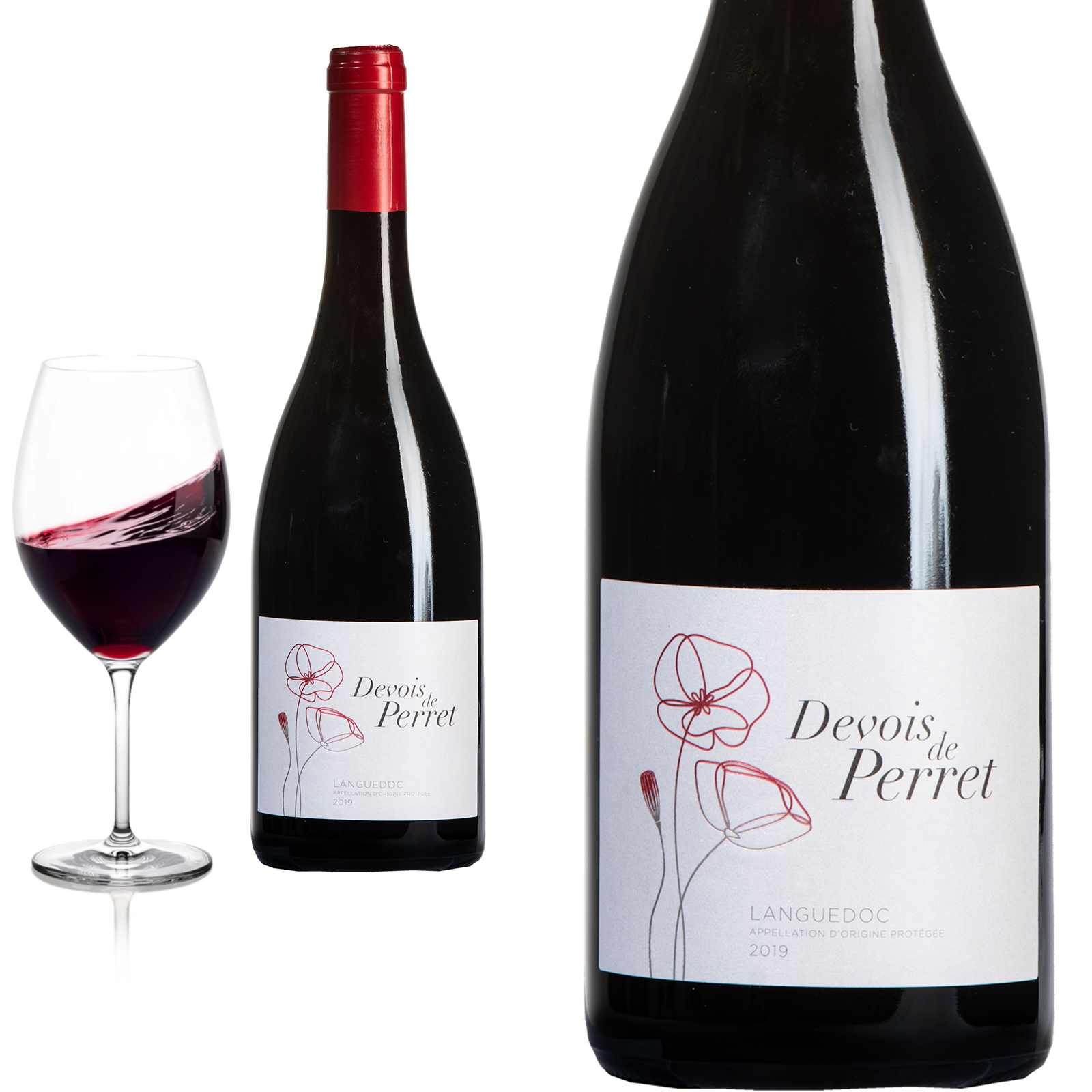 2021 Languedoc Rouge Devois de Perret von Cellier du Pic - Rotwein 2021 Languedoc Rouge Devois de Perret von Cellier du Pic - Rotwein