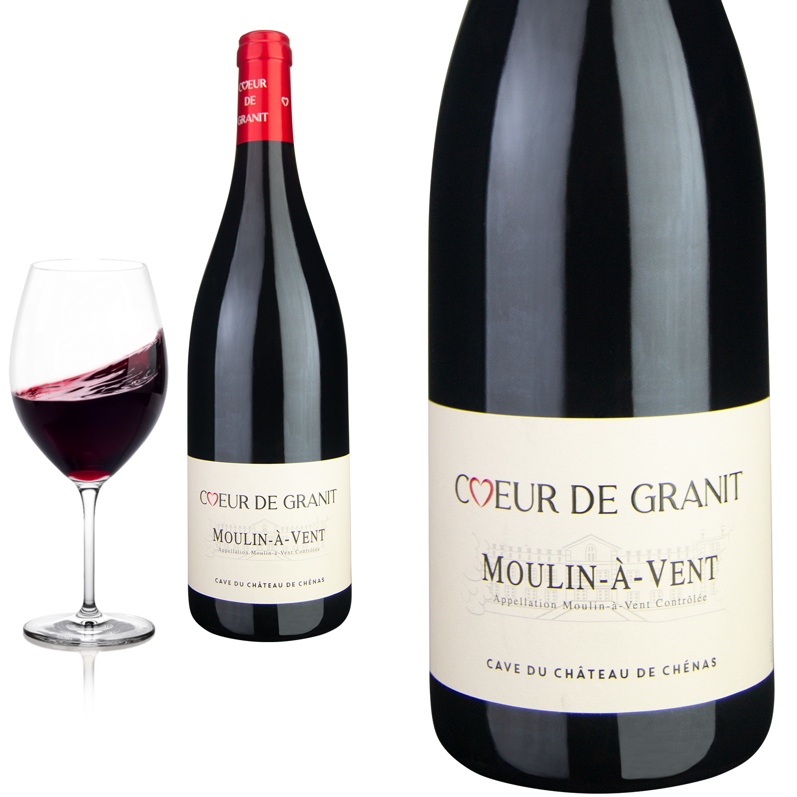 2022 Moulin à Vent von Cave du Château de Chénas - Rotwein 2022 Moulin à Vent von Cave du Château de Chénas - Rotwein
