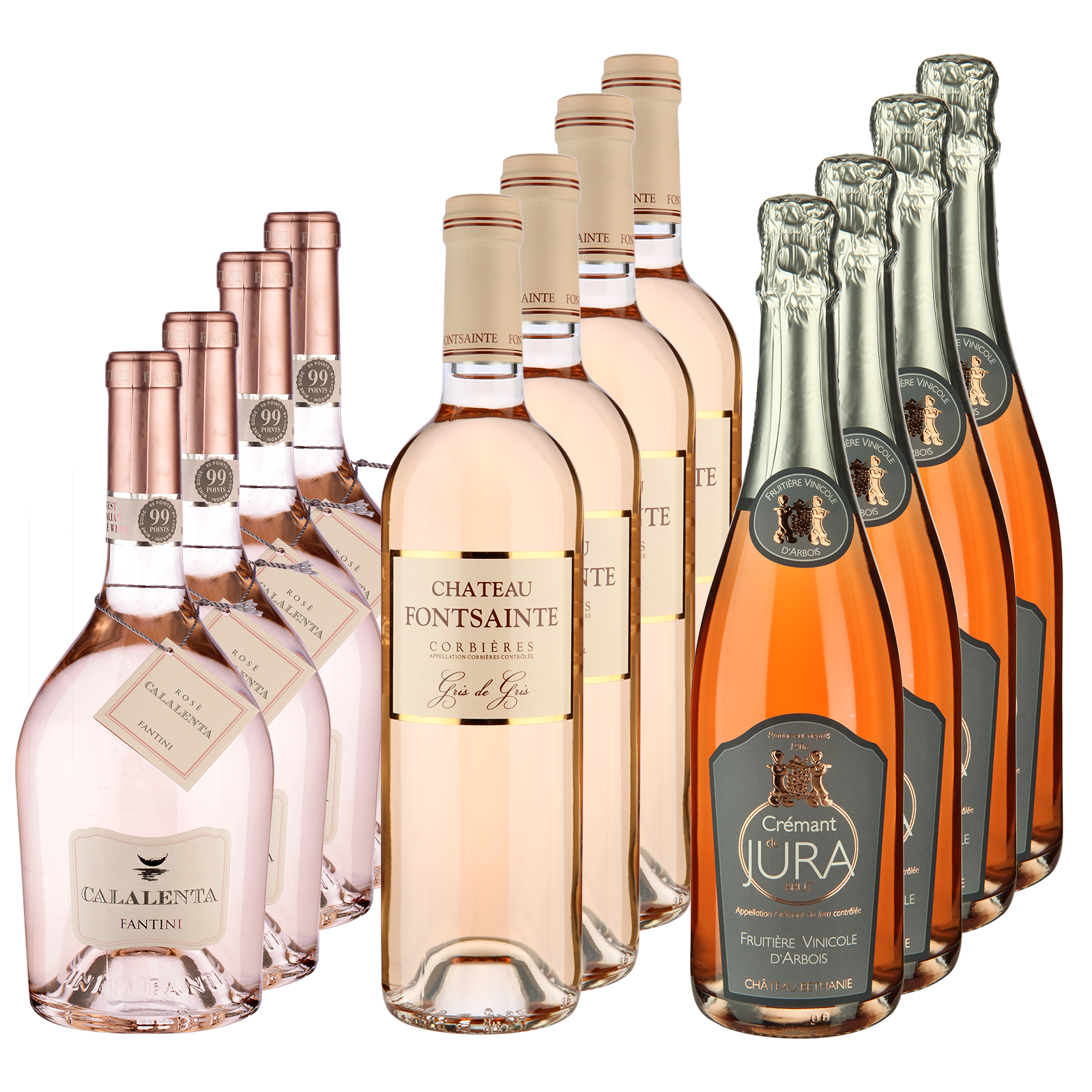 12 Fl. Rose Genuss -Paket 12 Fl. Rose Genuss -Paket