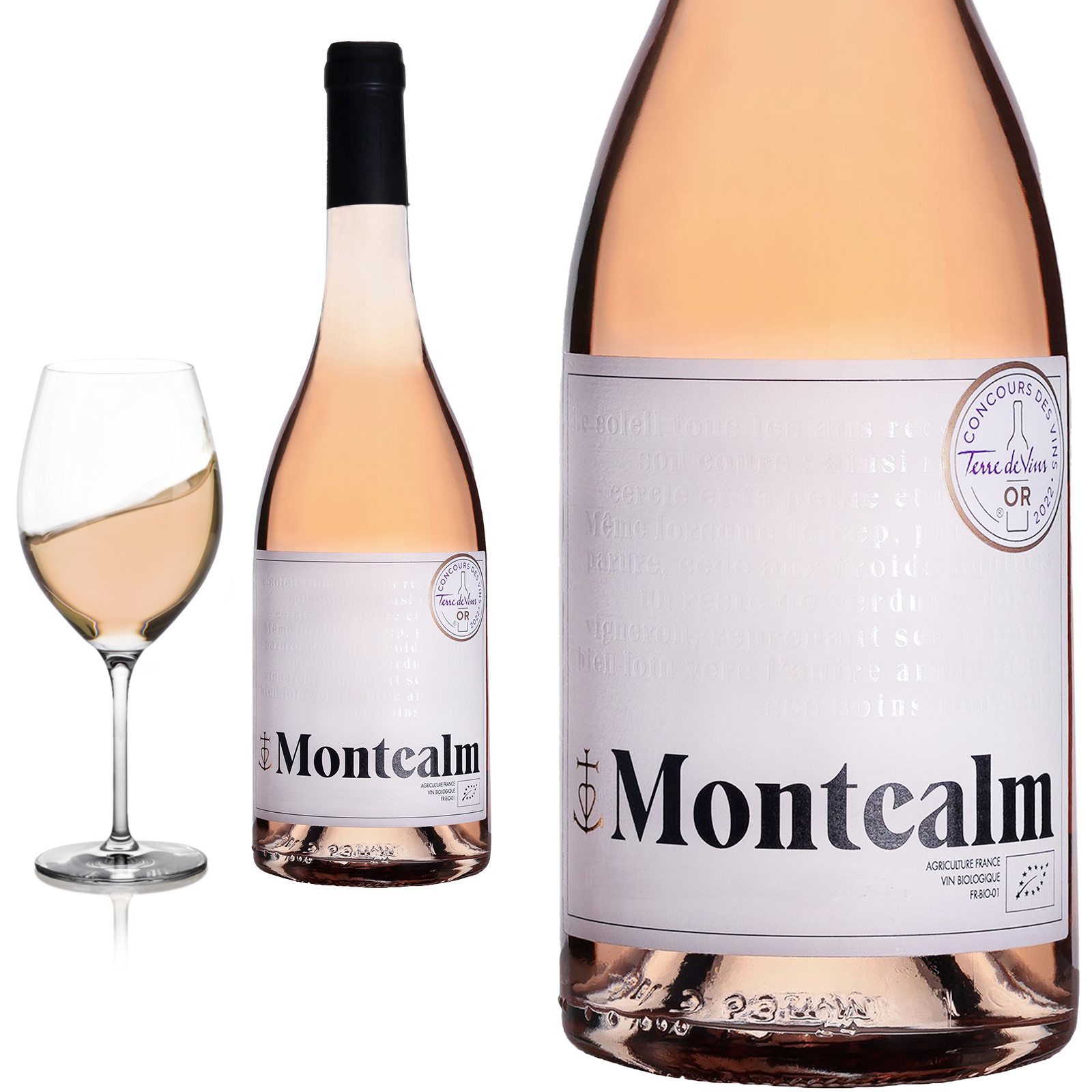 2022 BIO Gris des Sables Excellence Rosé von Domaine de Montcalm - Roséwein 2022 BIO Gris des Sables Excellence Rosé von Domaine de Montcalm - Roséwein
