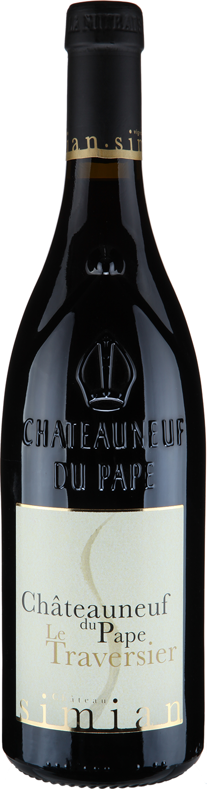 2021 Bio Châteauneuf du Pape Le Traversier von Château Simian - Rotwein 2021 Bio Châteauneuf du Pape Le Traversier von Château Simian - Rotwein