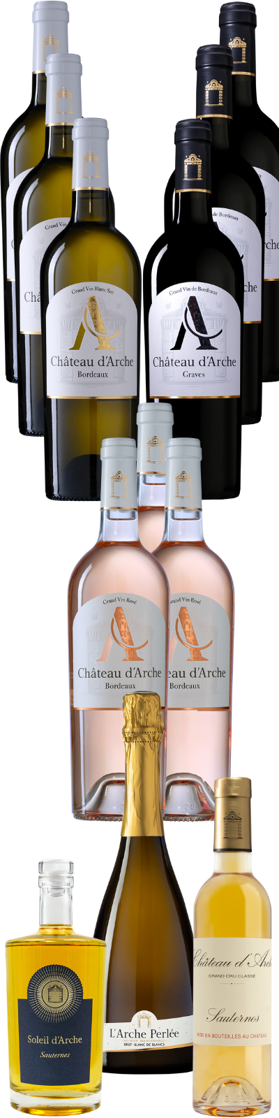 12 Flaschen Variationspaket Château d'Arche 12 Flaschen Variationspaket Château d'Arche