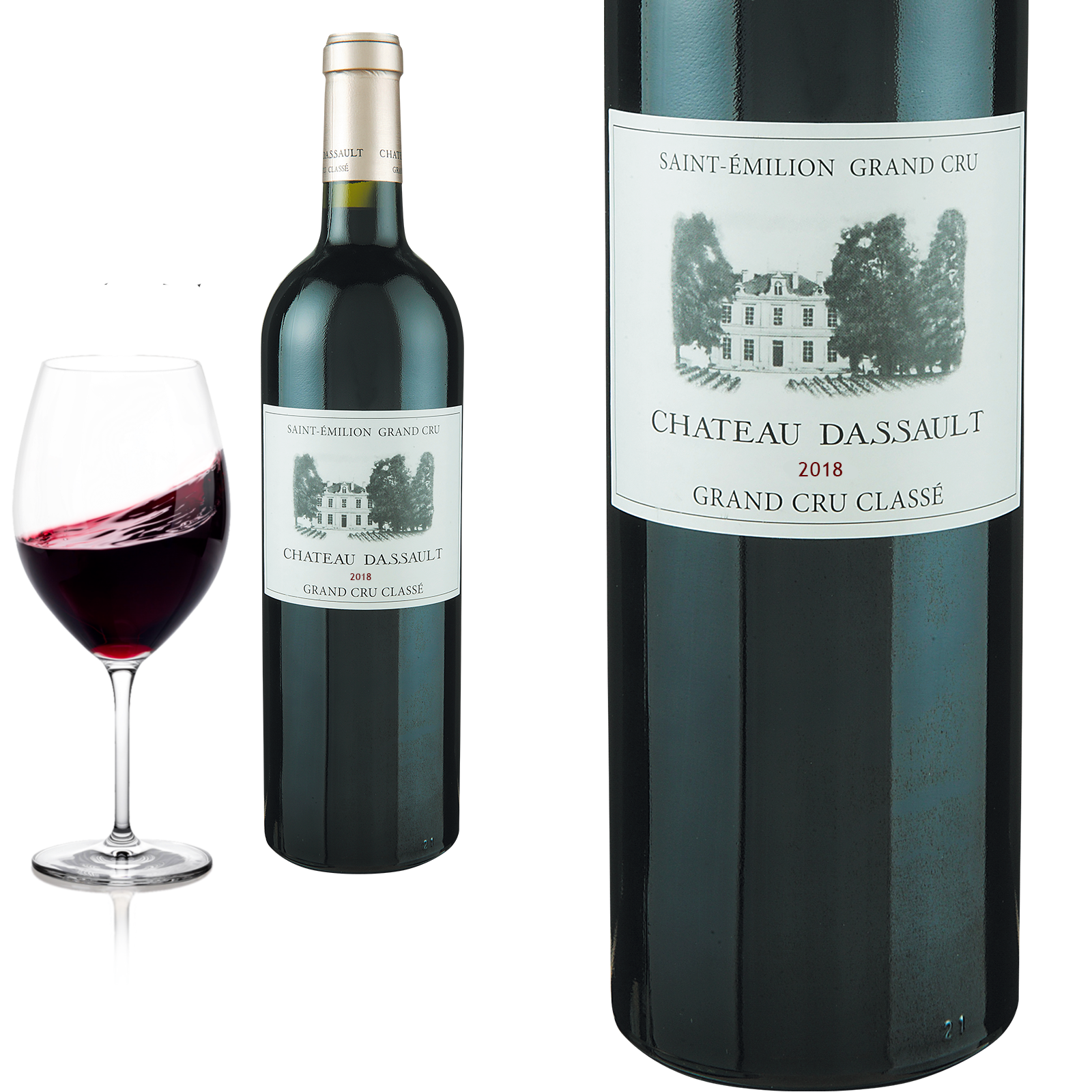 2018 Saint-Emilion Grand Cru Classé Château Dassault Rotwein 2018 Saint-Emilion Grand Cru Classé Château Dassault Rotwein