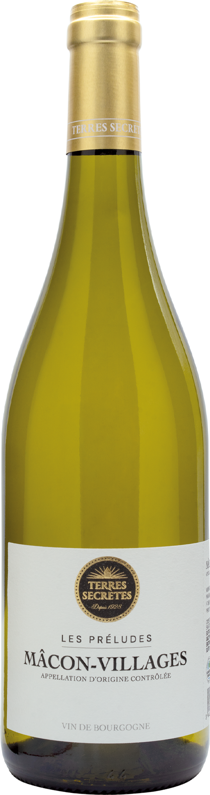 2022 Mâcon-Villages LES PRELUDES Chardonnay  von Vignerons Terres Secretes - Weißwein 2022 Mâcon-Villages LES PRELUDES Chardonnay  von Vignerons Terres Secretes - Weißwein