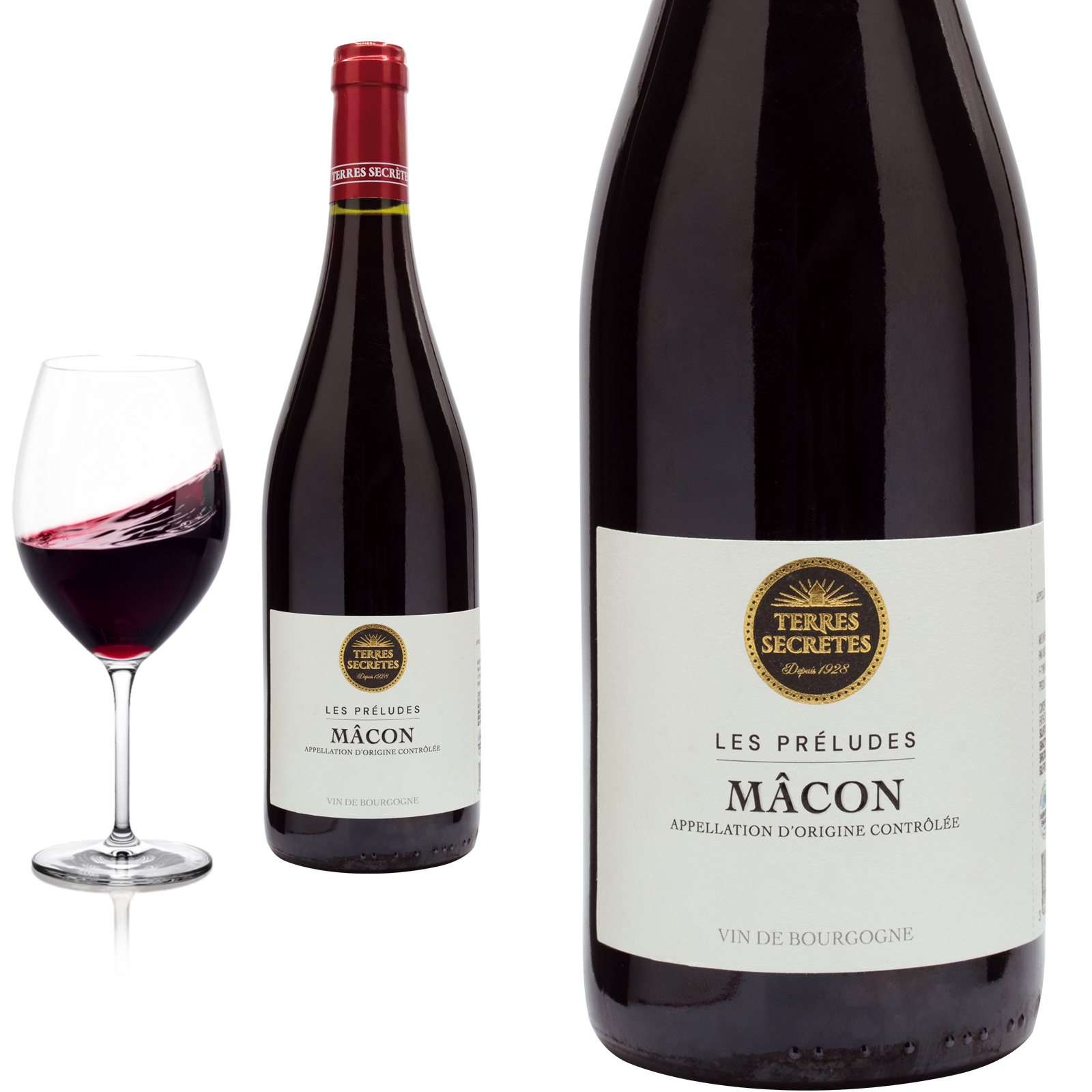 2023 Mâcon rouge LES PRELUDES Vignerons Terres Secretes - Rotwein