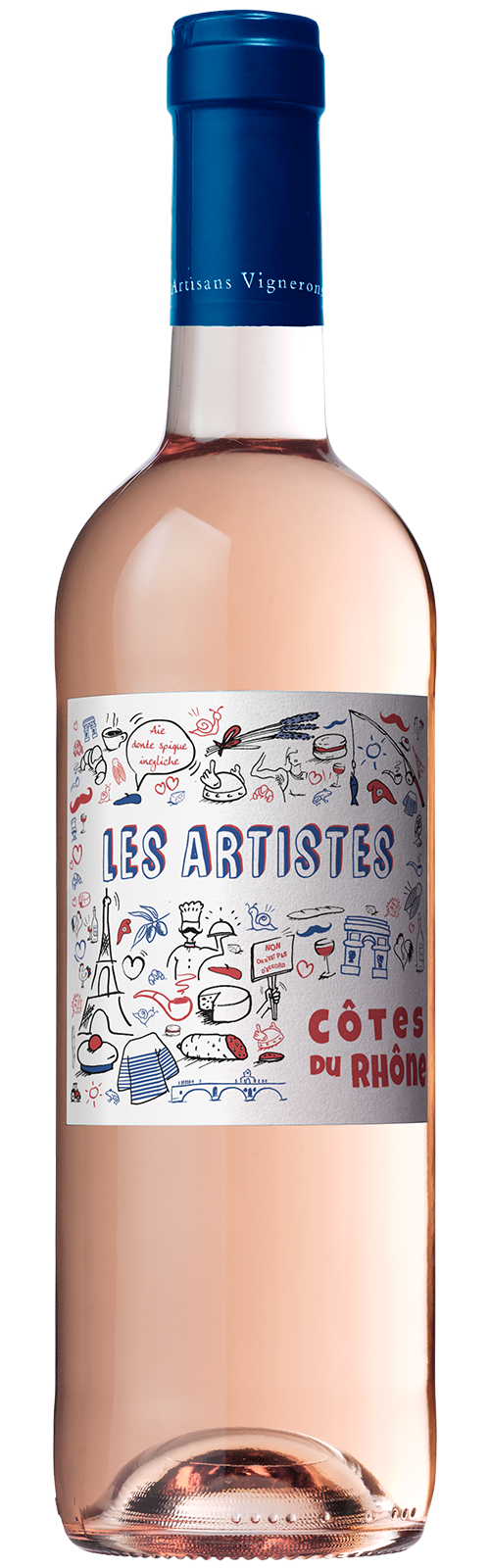 2022 BIO Côtes du Rhône Rosé Les Artistes von Rhonea - Roséwein 2023 BIO Côtes du Rhône Rosé Les Artistes von Rhonea - Roséwein