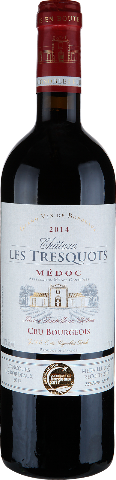 2014 Médoc Cru Bourgeois von Château Les Tresquots - Rotwein 2014 Médoc Cru Bourgeois von Château Les Tresquots - Rotwein