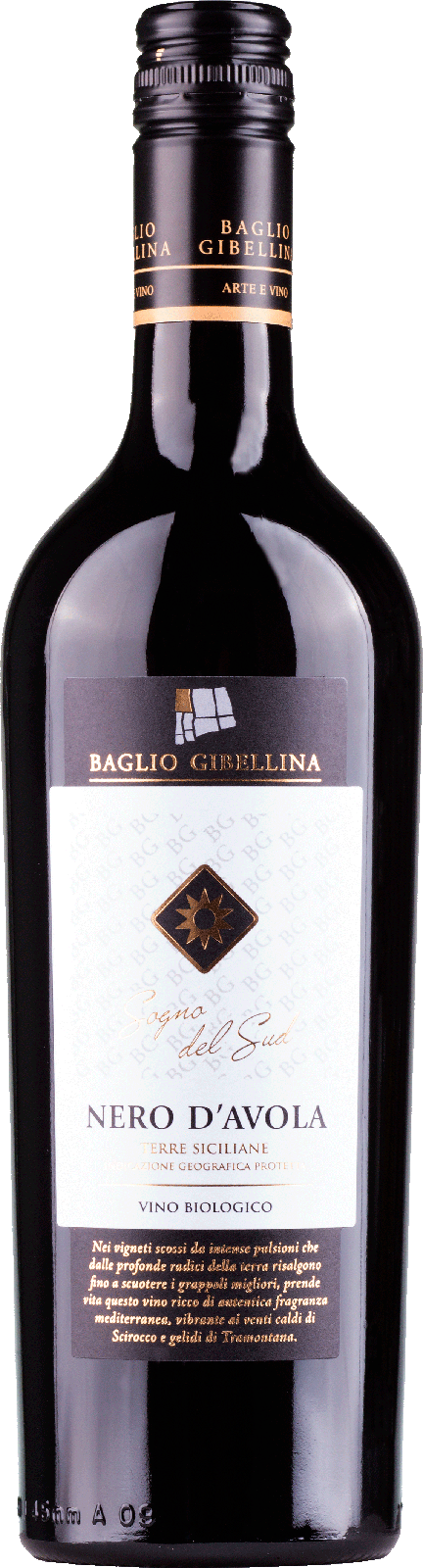2023 Bio Nero D'Avola von Baglio Gibellina - Rotwein 2024 Bio Nero D'Avola von Baglio Gibellina - Rotwein