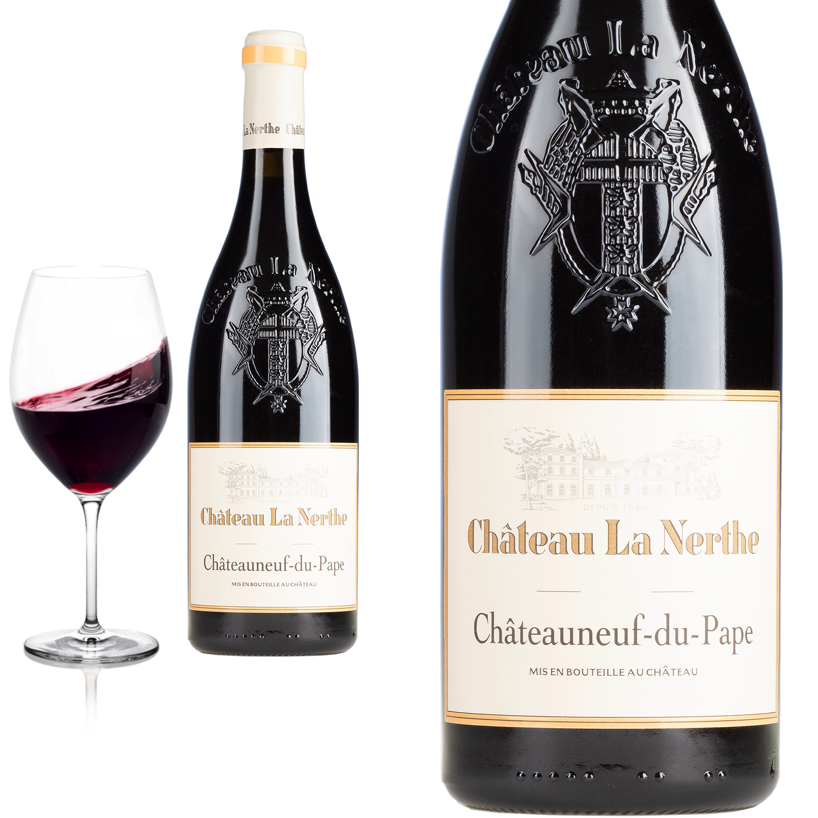 2018 Châteauneuf-du-Pape von Château la Nerthe - Rotwein 2020 Châteauneuf-du-Pape von Château la Nerthe - Rotwein