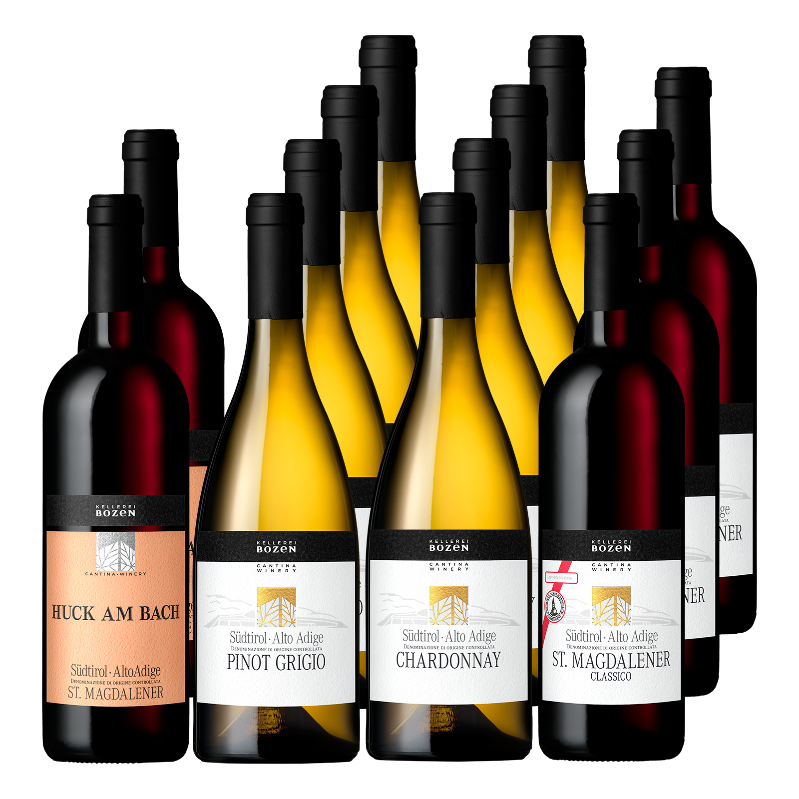 12 Fl. Entdeckerpaket »Südtirol« Kellereigenossenschaft Sankt Magdalena - Bozen 12 Fl. Entdeckerpaket »Südtirol« Kellereigenossenschaft Sankt Magdalena - Bozen