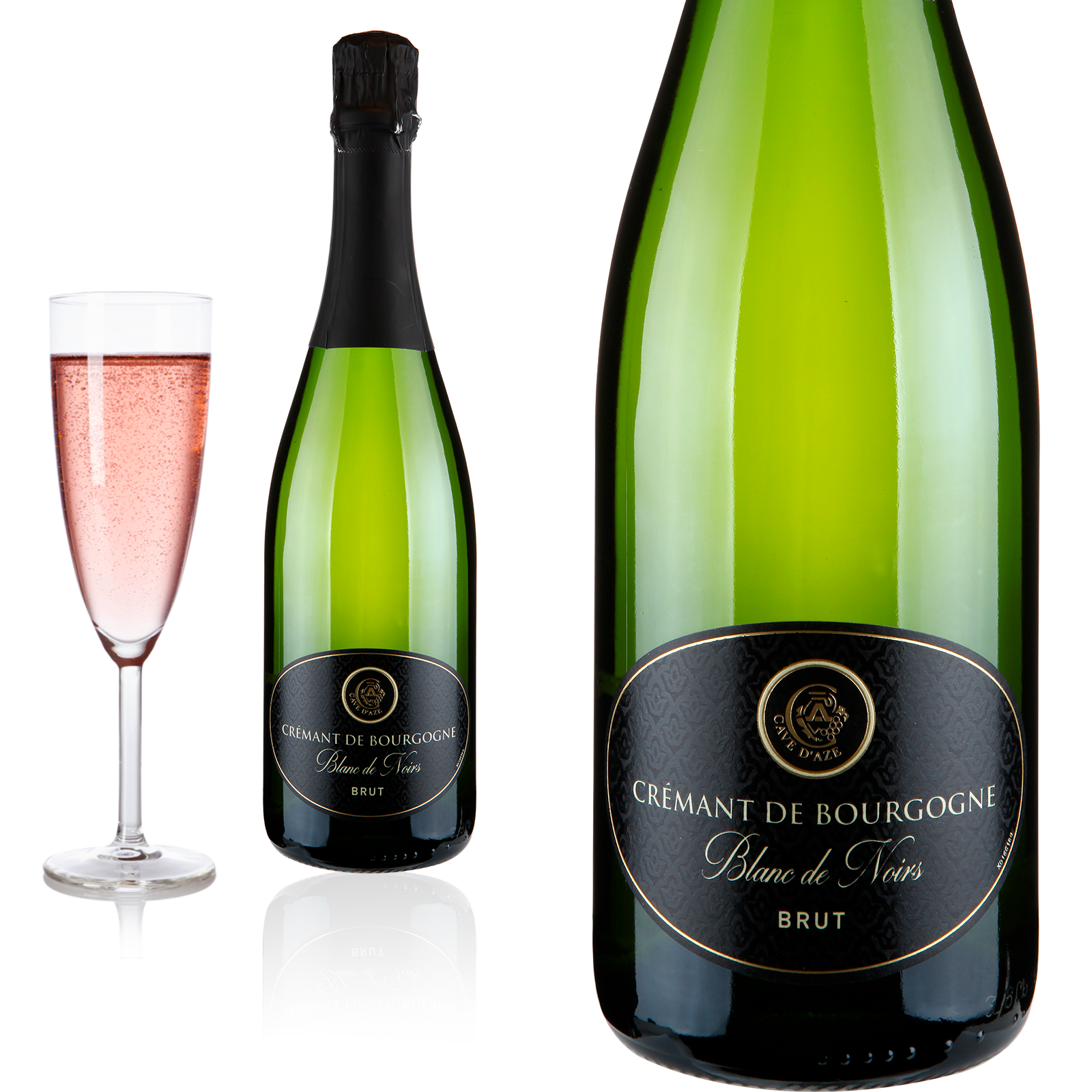 Crémant de Bourgogne, Blanc de Noir - Rosé  trocken von Cave D'Azé Crémant de Bourgogne, Blanc de Noir - Rosé  trocken von Cave D'Azé