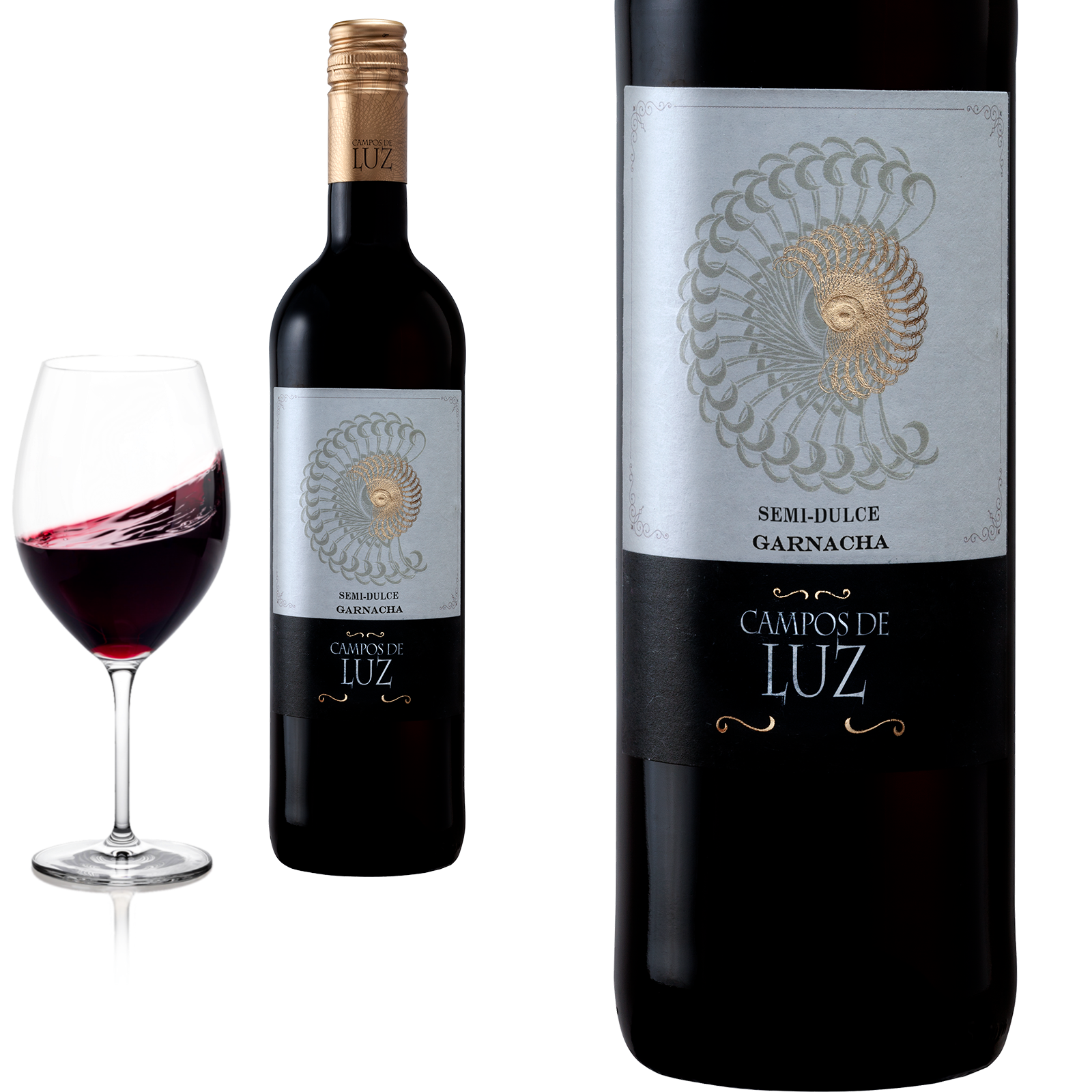 2020 Garnacha Semi Dulce Carinena von Campos de Luz - Rotwein  2020 Garnacha Semi Dulce Carinena von Campos de Luz - Rotwein