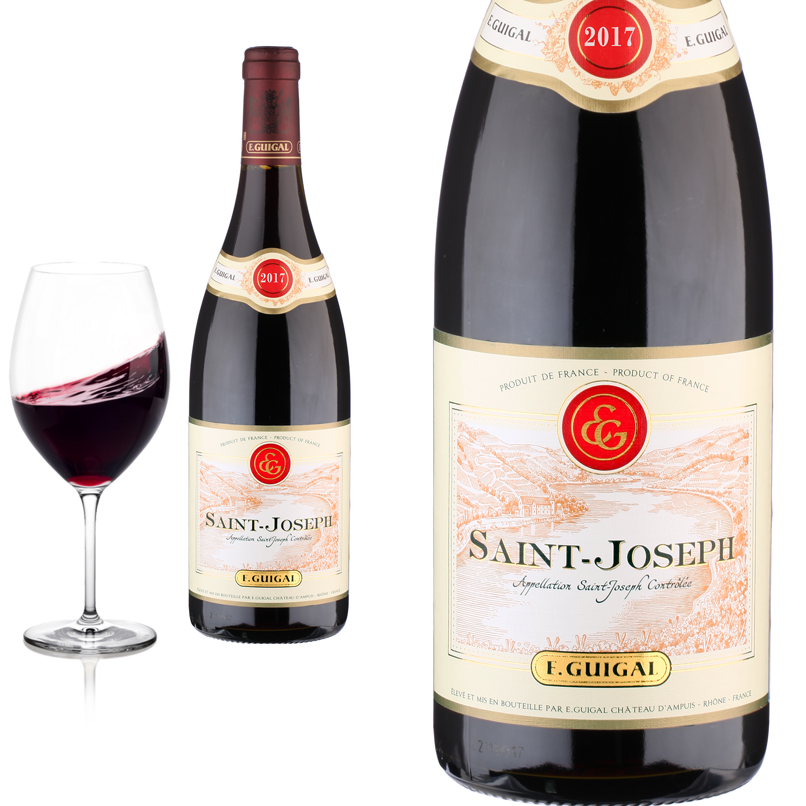 2017 Saint Joseph trocken von E.Guigal - Rotwein 2017 Saint Joseph trocken von E.Guigal - Rotwein
