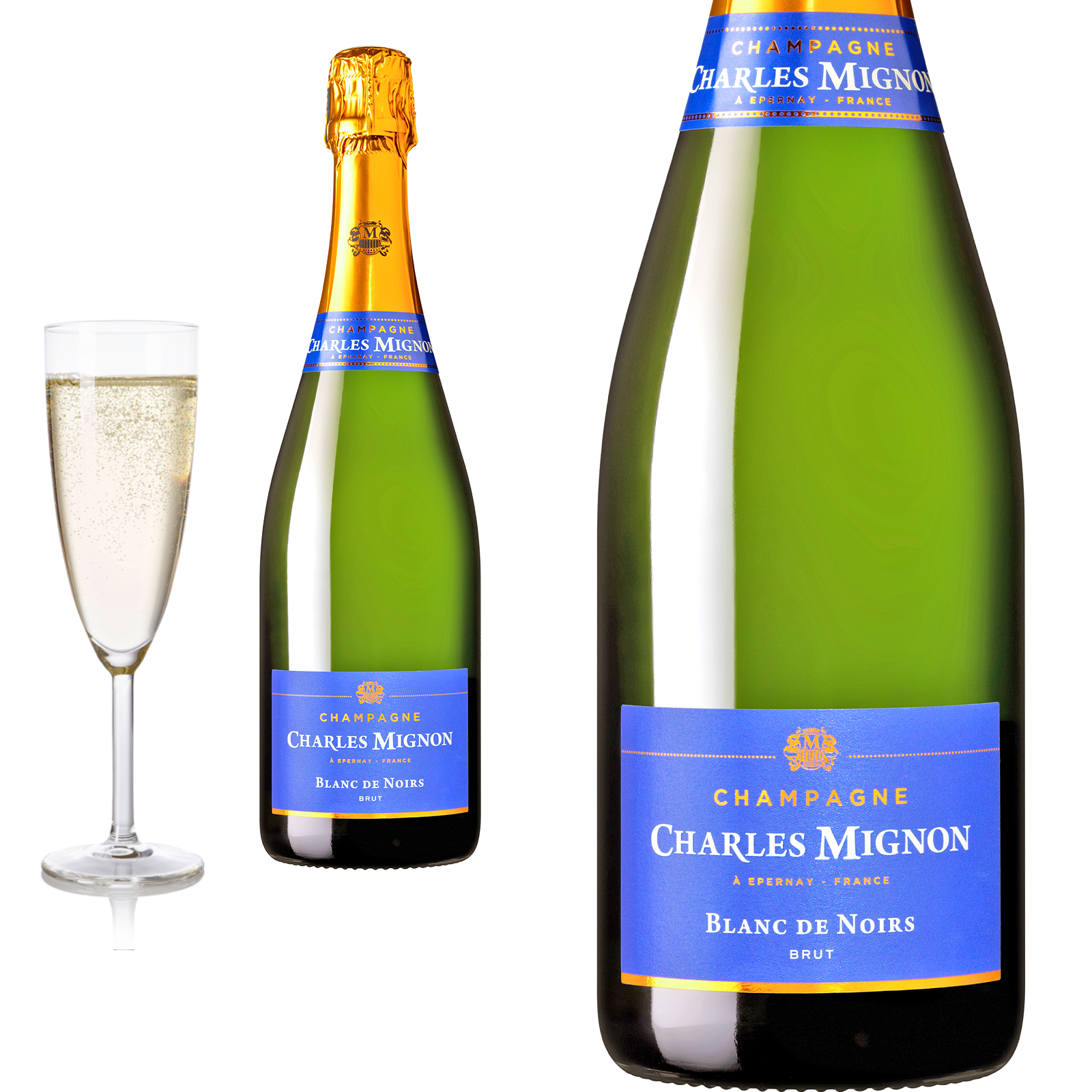 Champagne PREMIUM RESERVE BLANC de NOIRS Brut von Charles Mignon Champagne PREMIUM RESERVE BLANC de NOIRS Brut von Charles Mignon